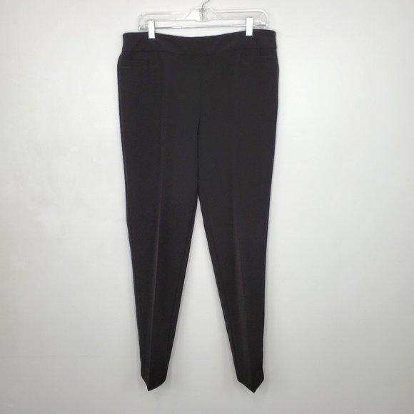 Zac & Rachel Pants - Zac & Rachel Pull-On Black Career Work Professional or Casual Pants, 12